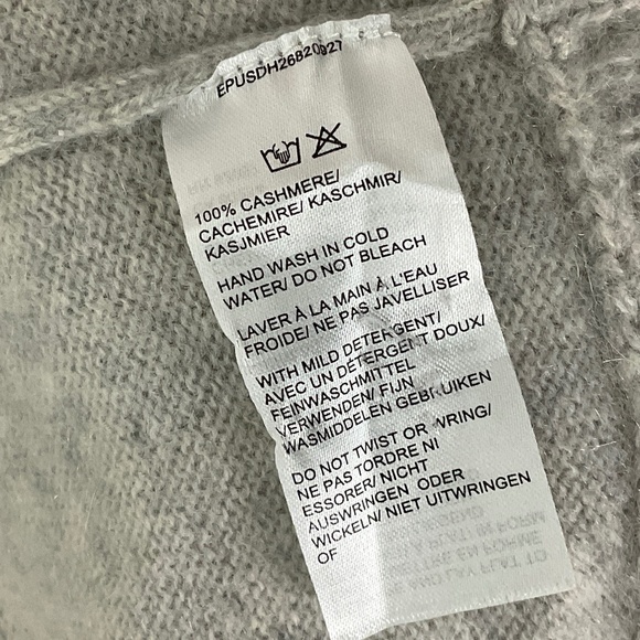 Saks Fifth Avenue 100% Cashmere Open-Front Cardigan - Picture 8 of 8